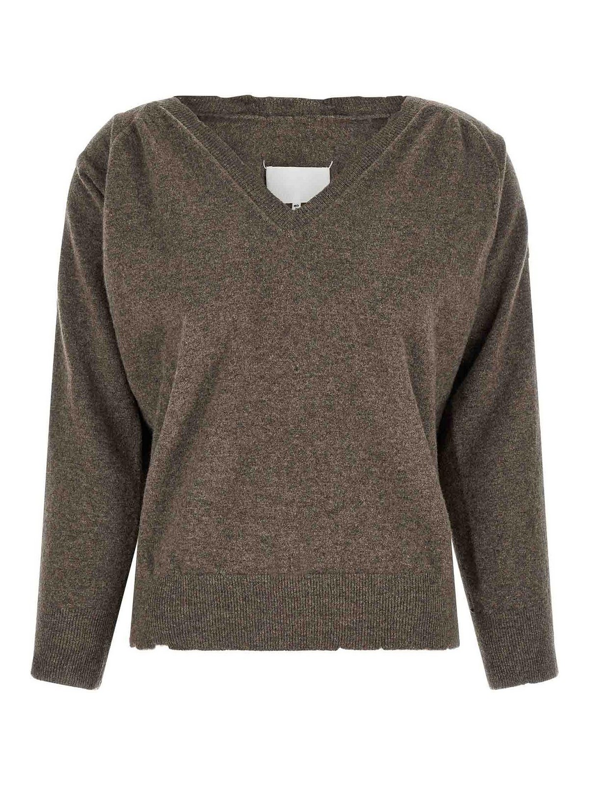 Maison Margiela Pull Col Rond - Four Stitches