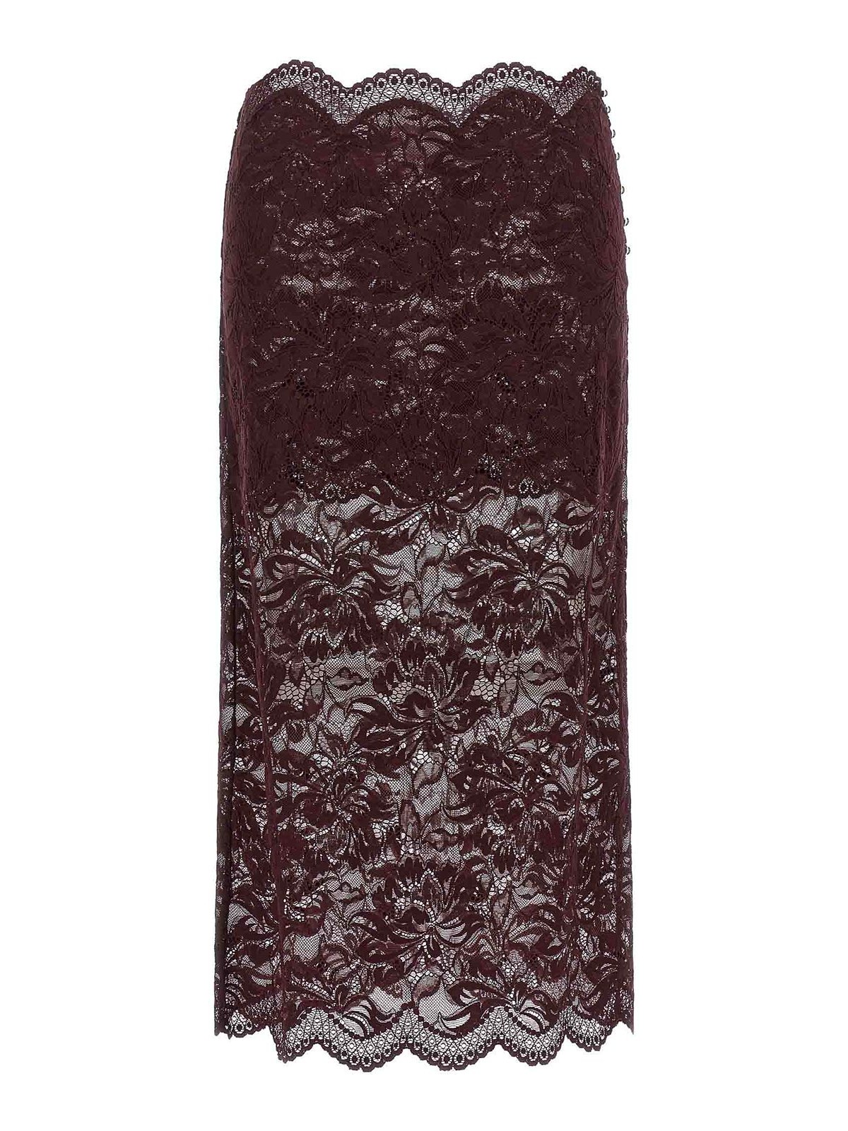Rabanne Jupe Midi - Violet
