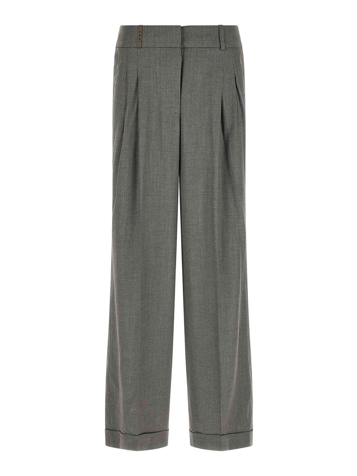 Peserico Pantalons Décontractés - Gris