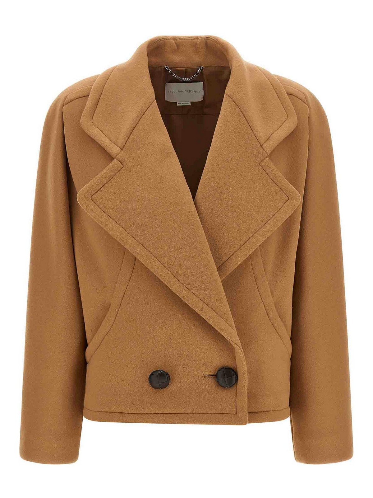 Stella Mccartney Manteau Court - Beige