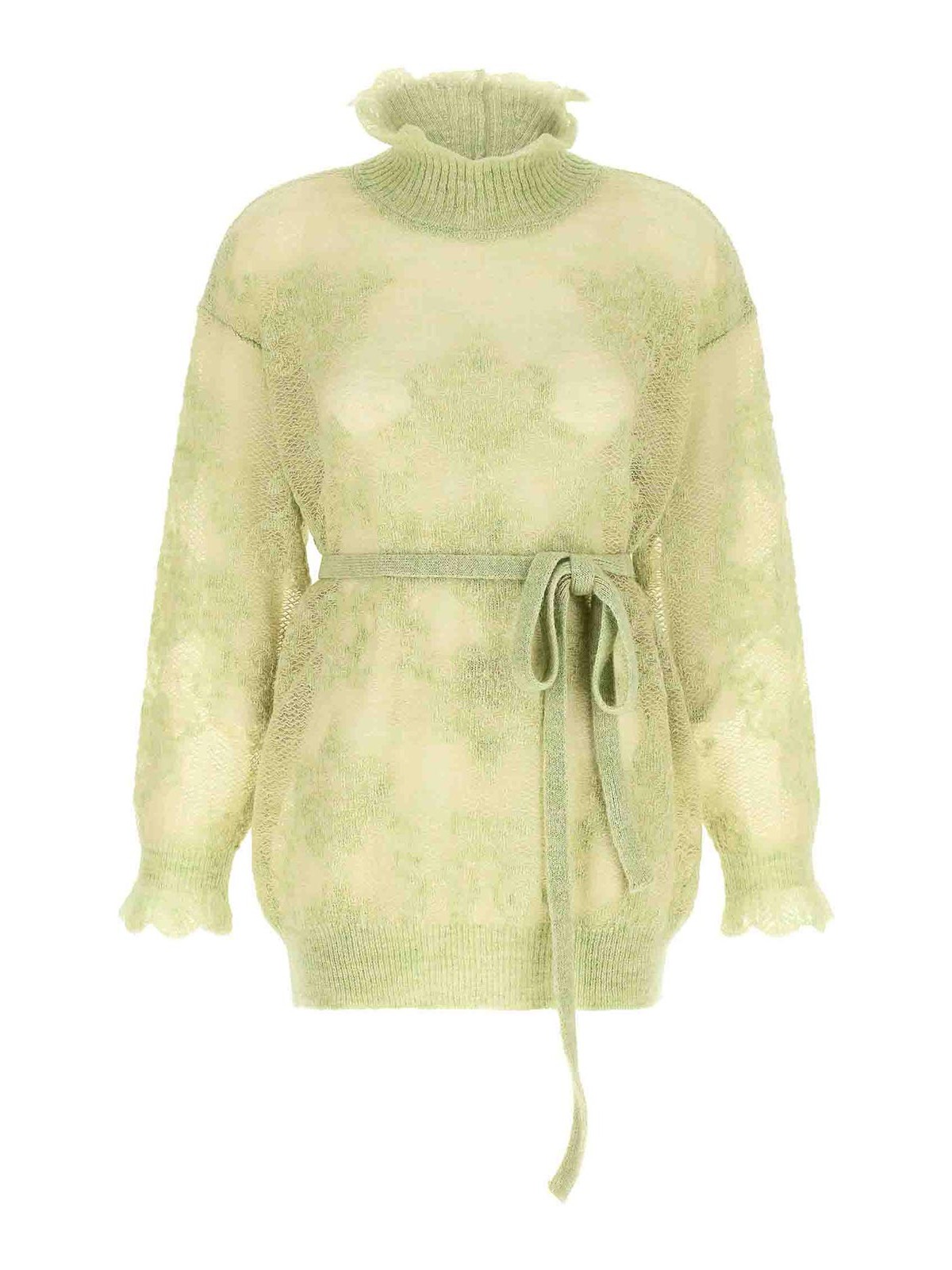 Twinset Pull Col Rond - Vert