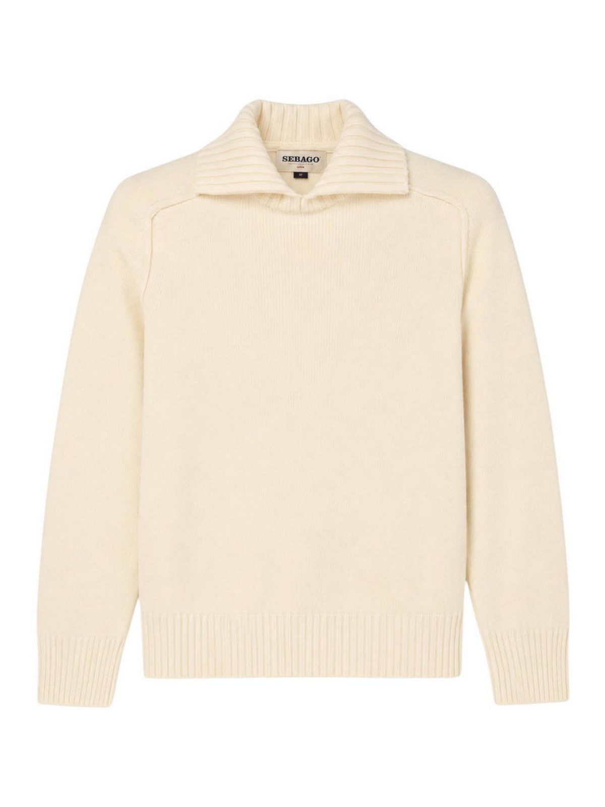 Sebago Pull Col Roulé - Blanc