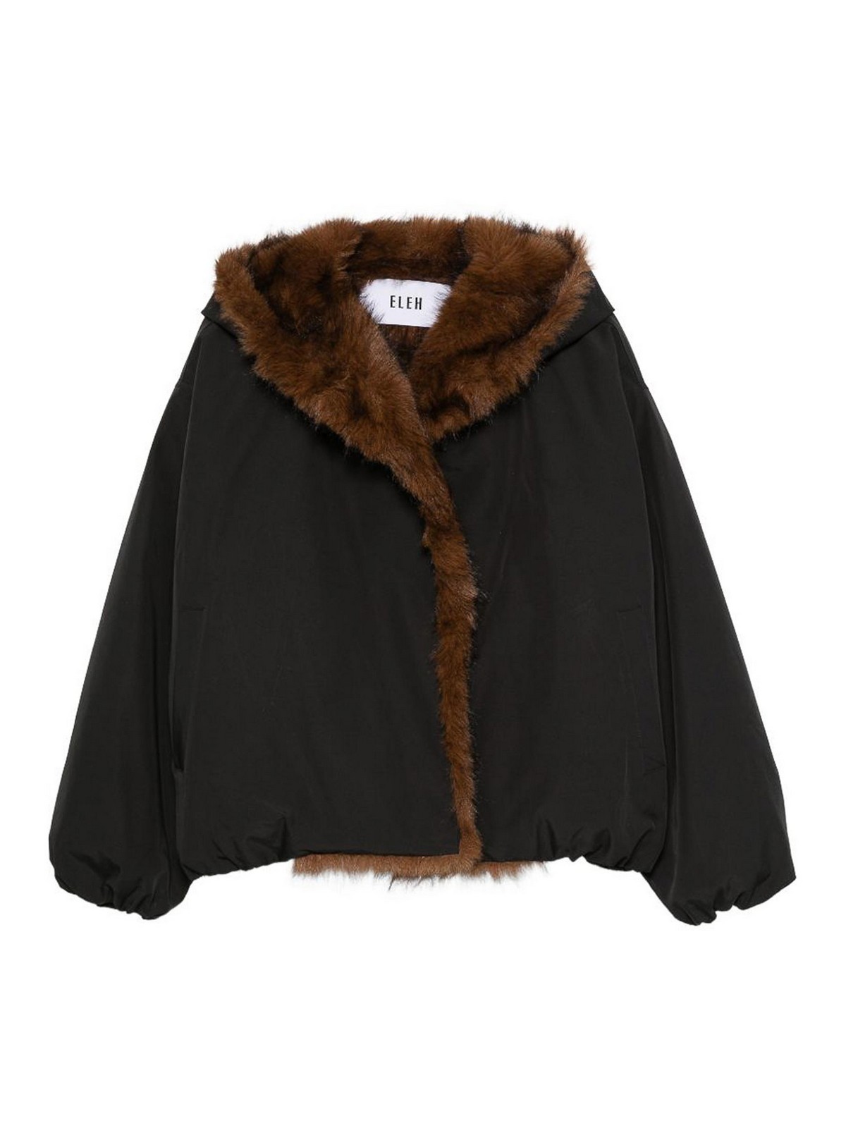 Eleh Black Bomber Jacket