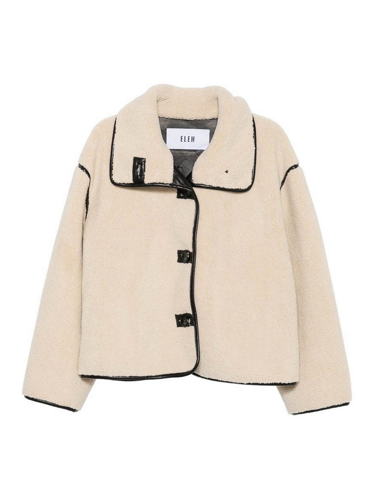 Eleh Cream Faux-shearling Jacket