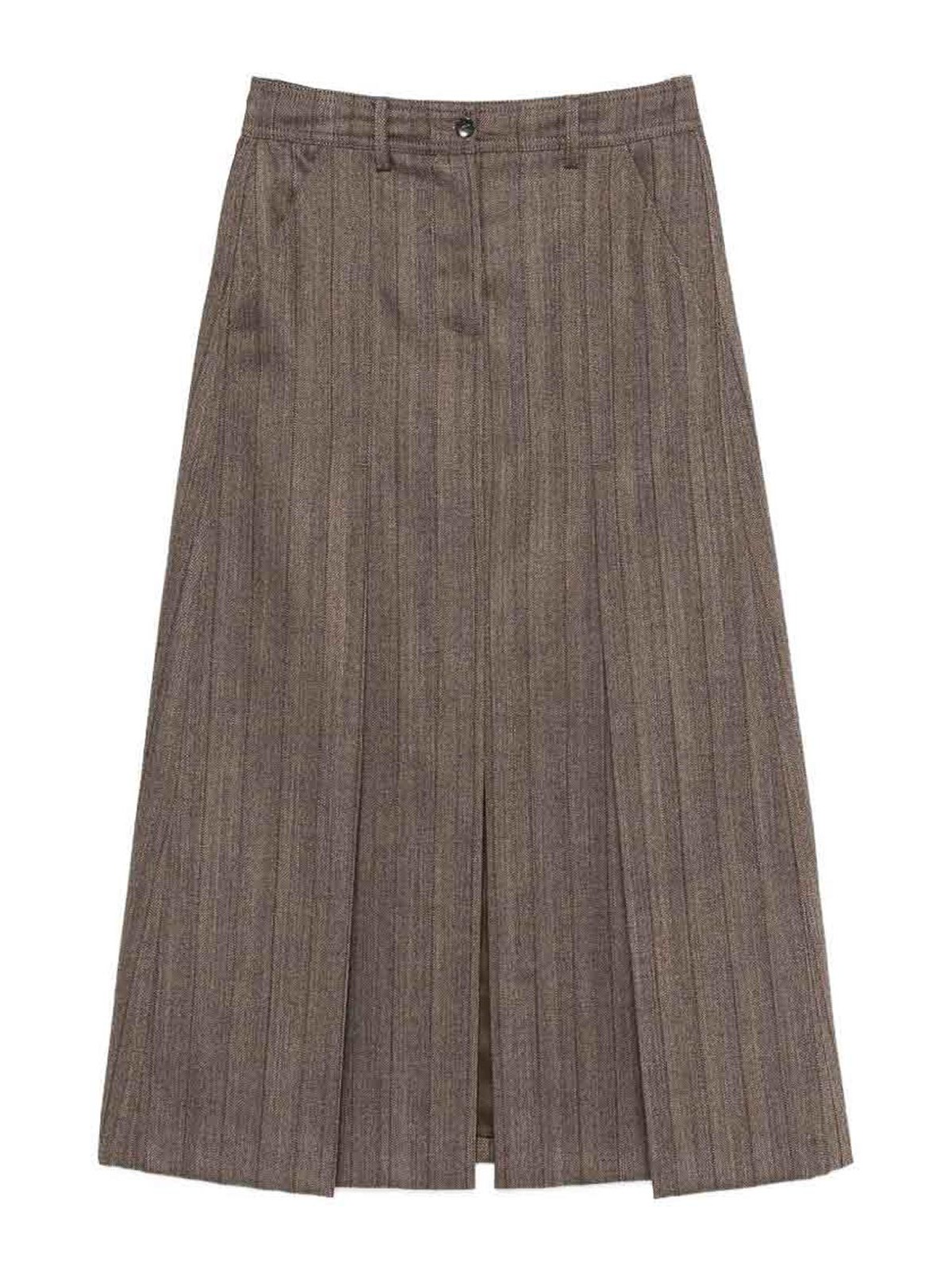 Seventy Jupe Midi - Taupe