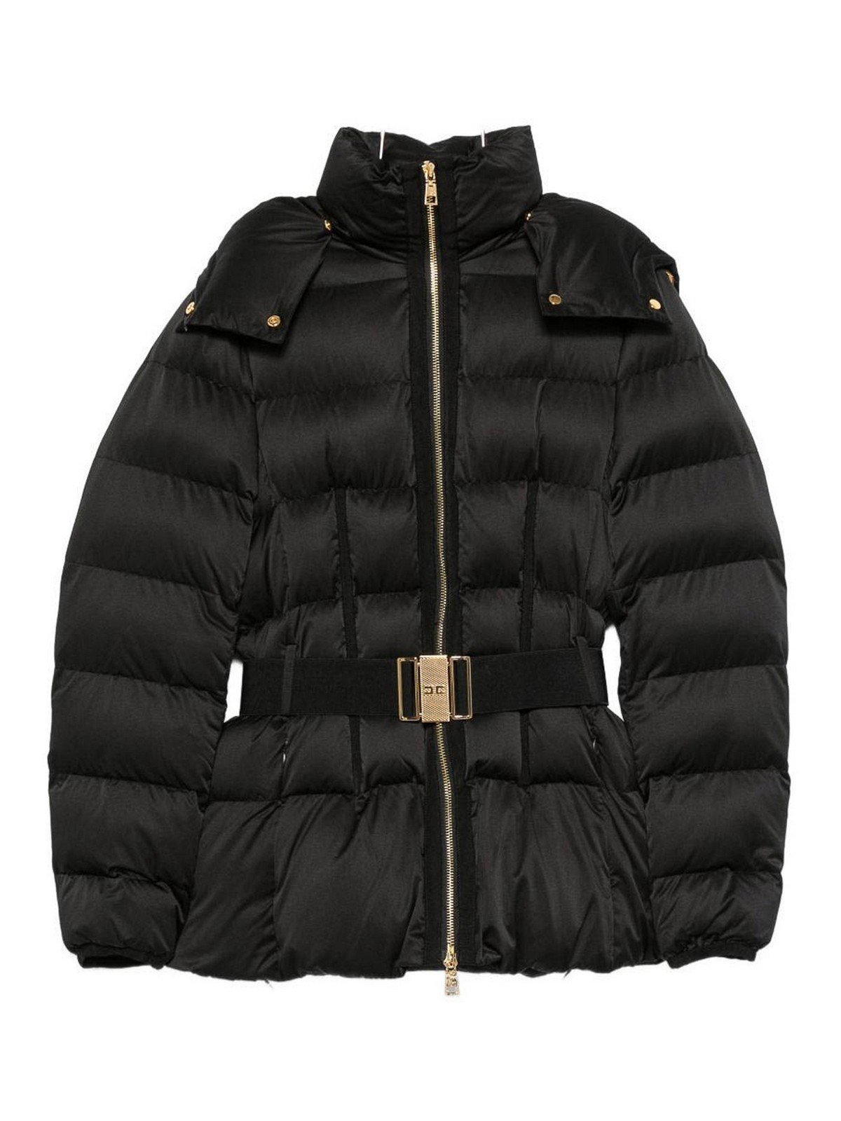 Elisabetta Franchi Pull Col Roulé - Noir