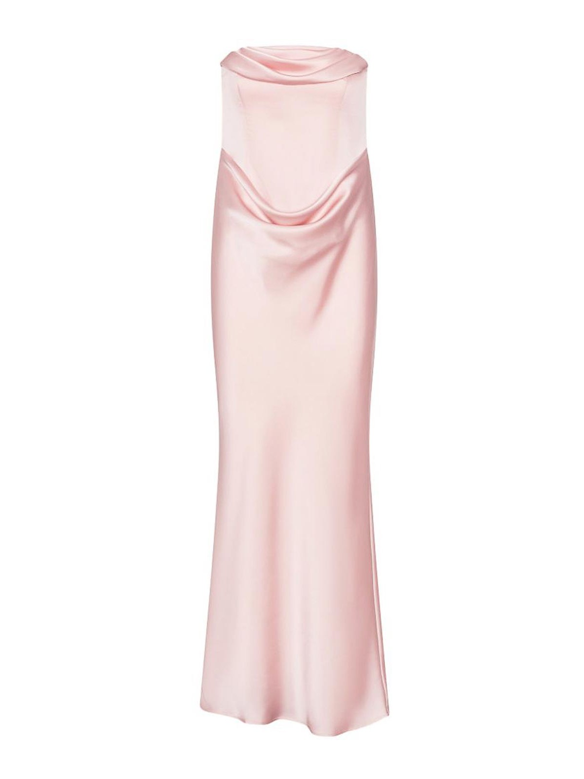 Rotate Birger Christensen Maxi Robe - Rose