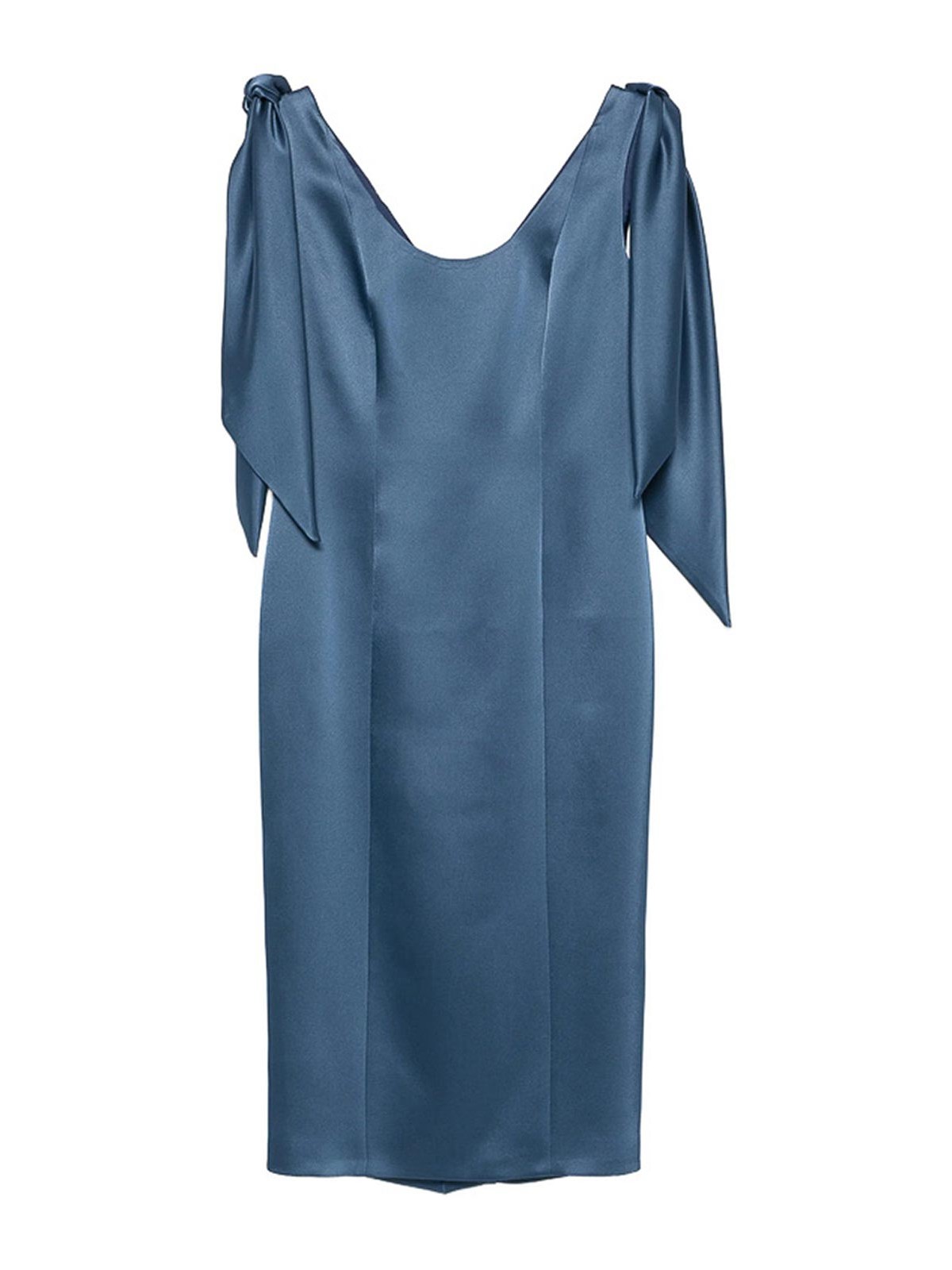 Fely Campo Vestido Midi - Azul