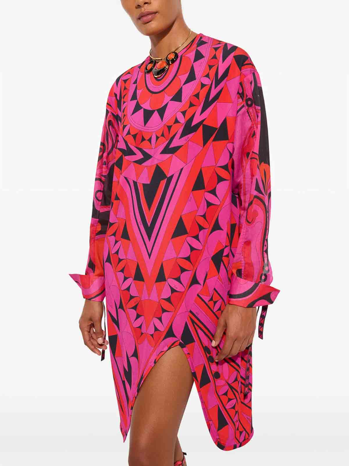 Pucci Vestido Midi - Multicolor In Multicolor