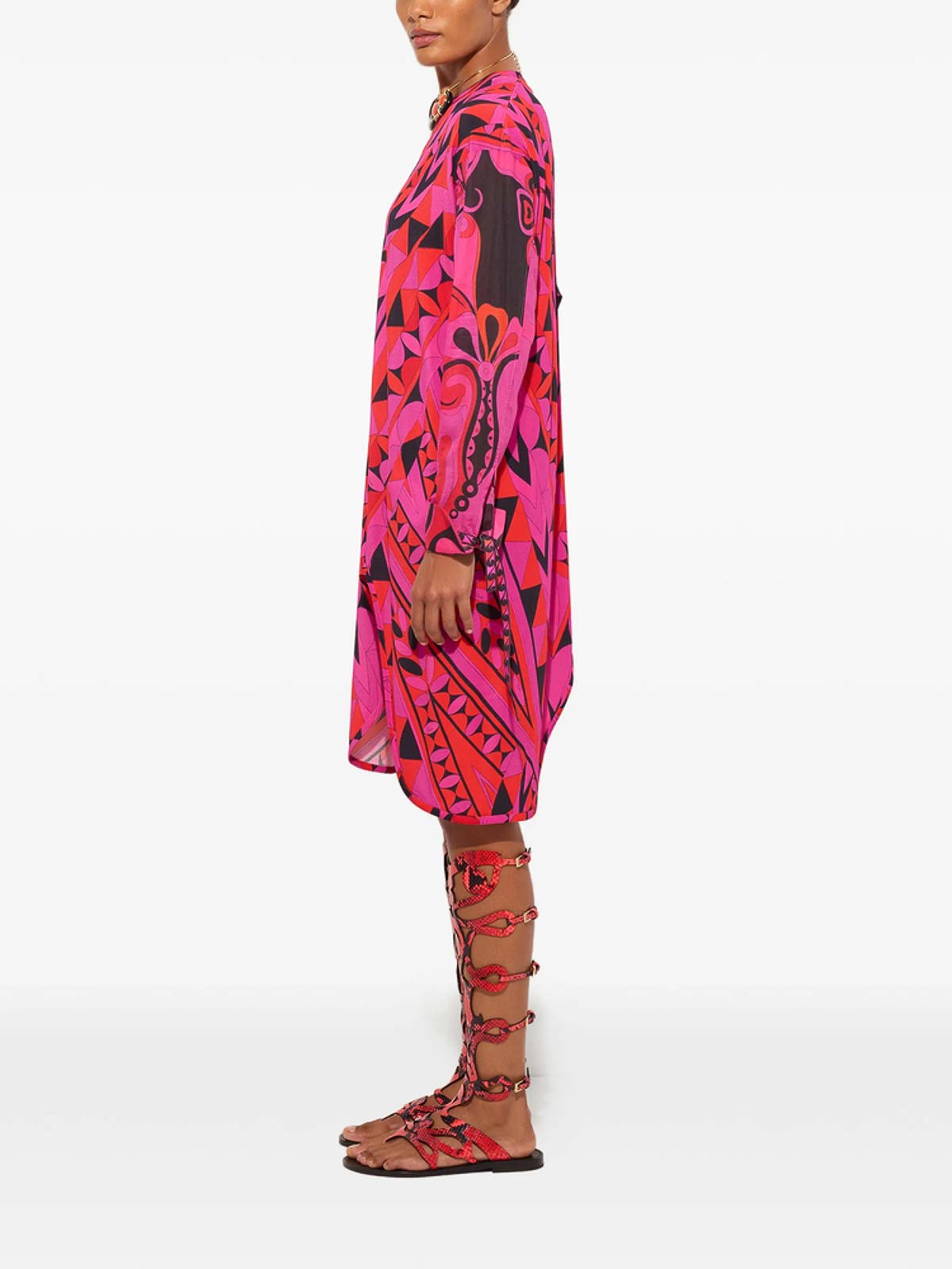 Pucci Vestido Midi - Multicolor In Multicolor