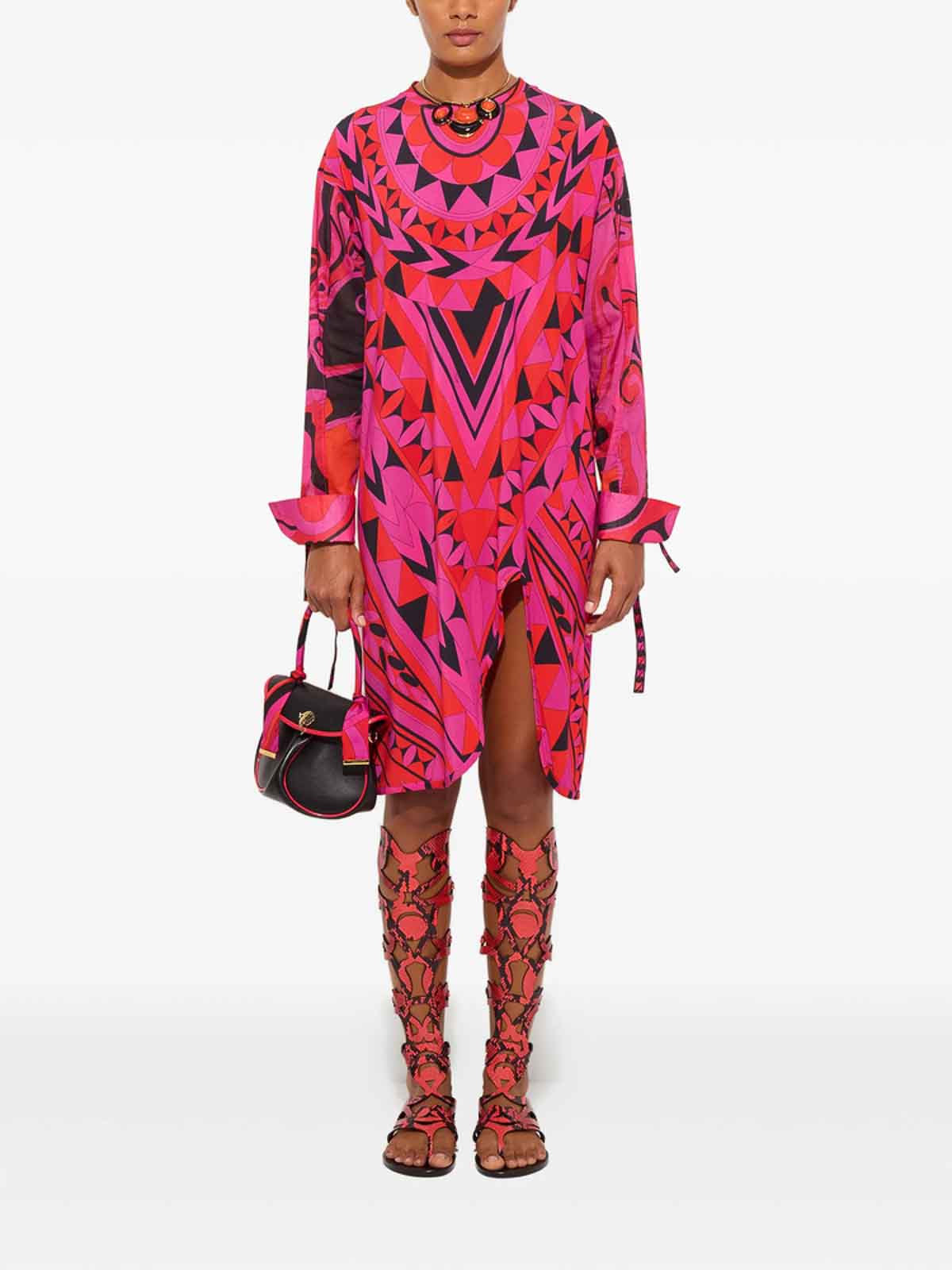 Pucci Vestido Midi - Multicolor In Multicolor