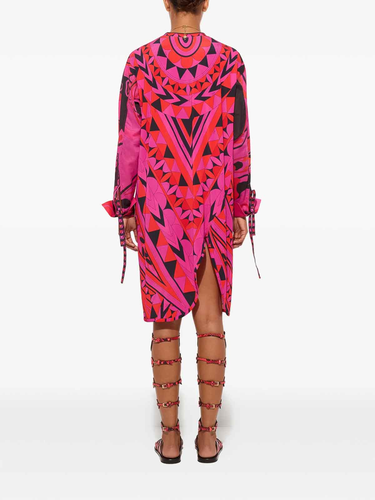 Pucci Vestido Midi - Multicolor In Multicolor