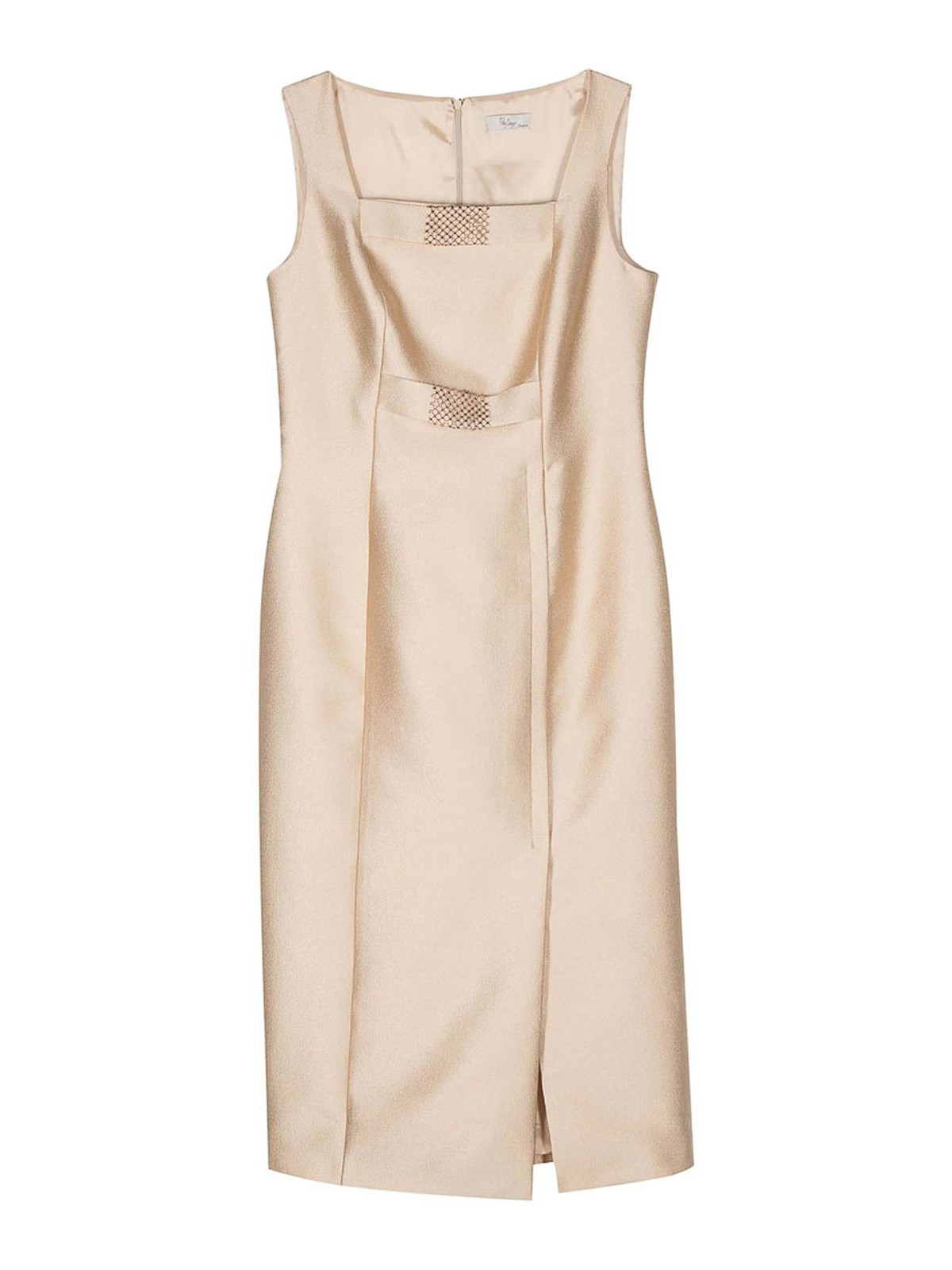 Fely Campo Vestido Midi - Dorado