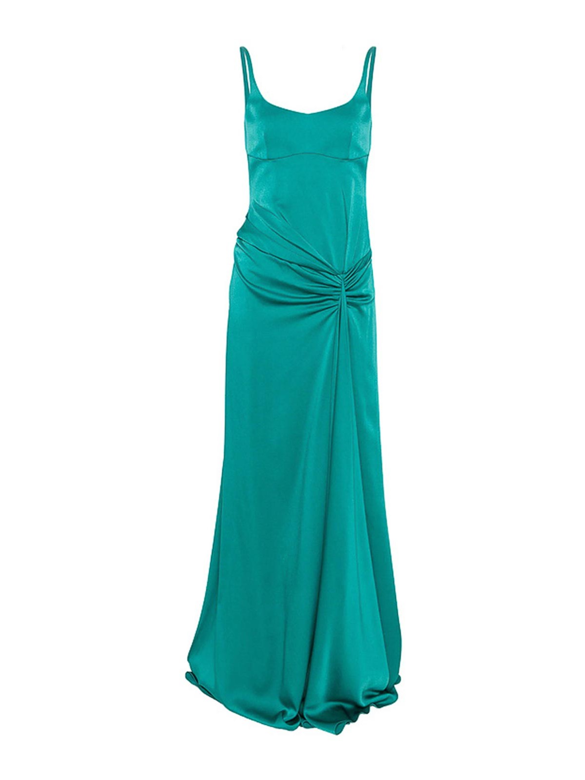 Alexander Mcqueen Robe Au Genou - Vert