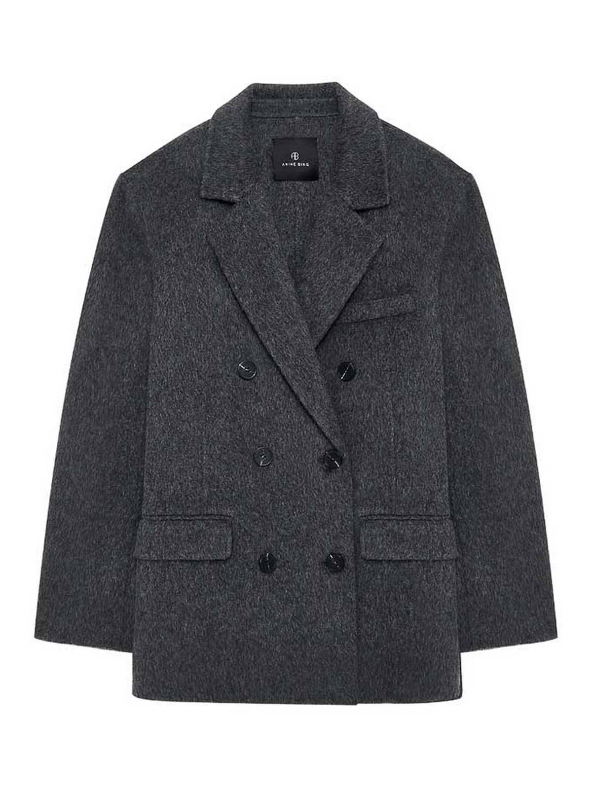 Anine Bing Manteau Rembourré - Gris