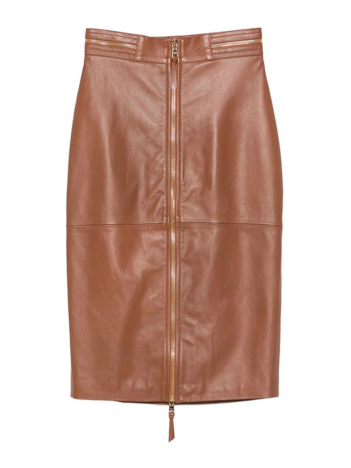 Elisabetta Franchi Jupe Midi - Marron
