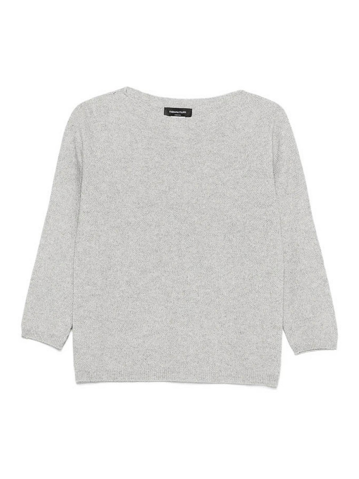 Fabiana Filippi Pull Col Bateau - Gris