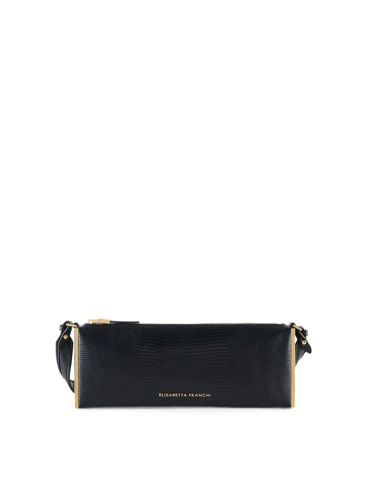 Elisabetta Franchi Sac Porté Épaule - Noir