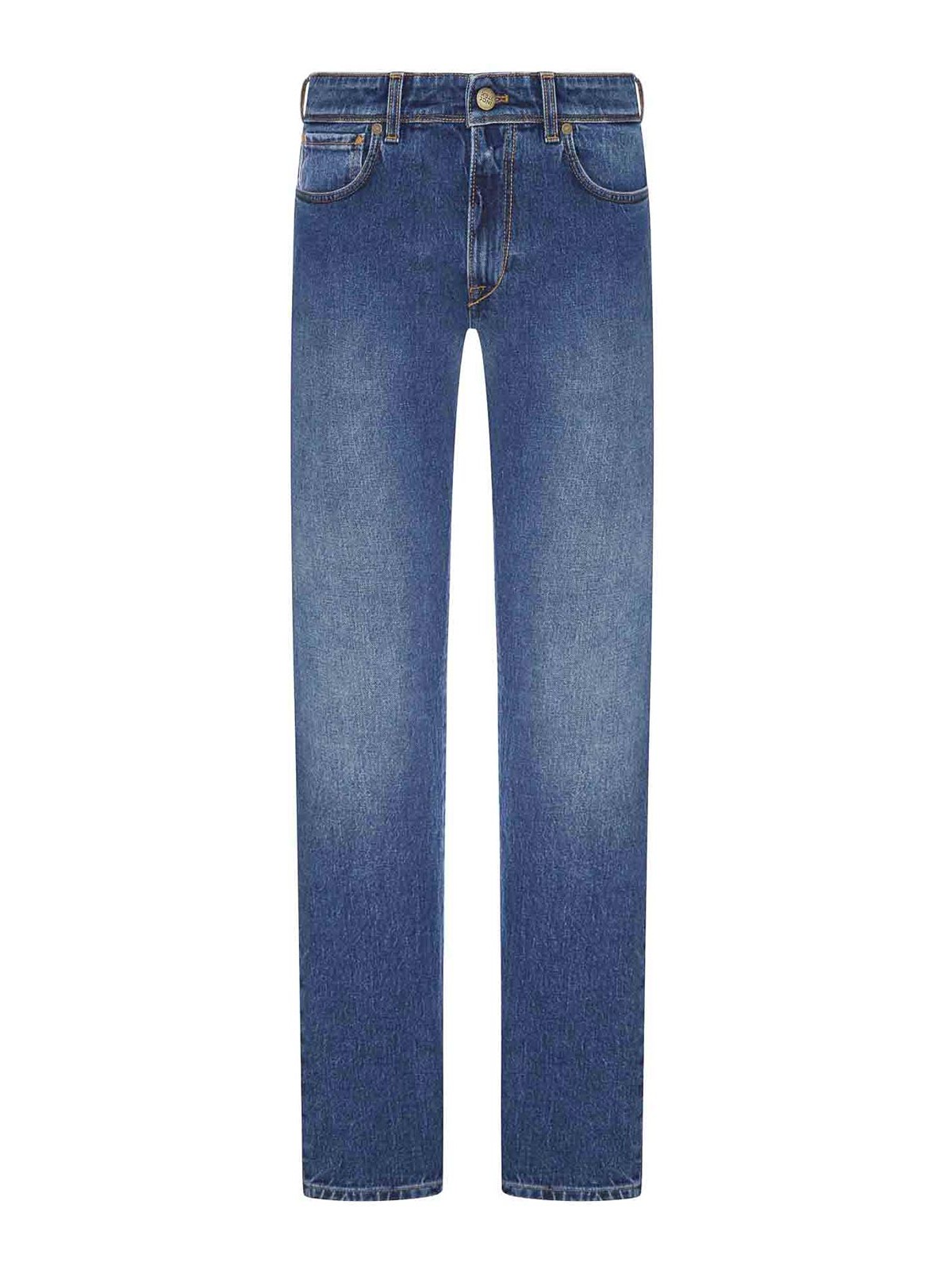 Incotex Jean Droit - Bleu
