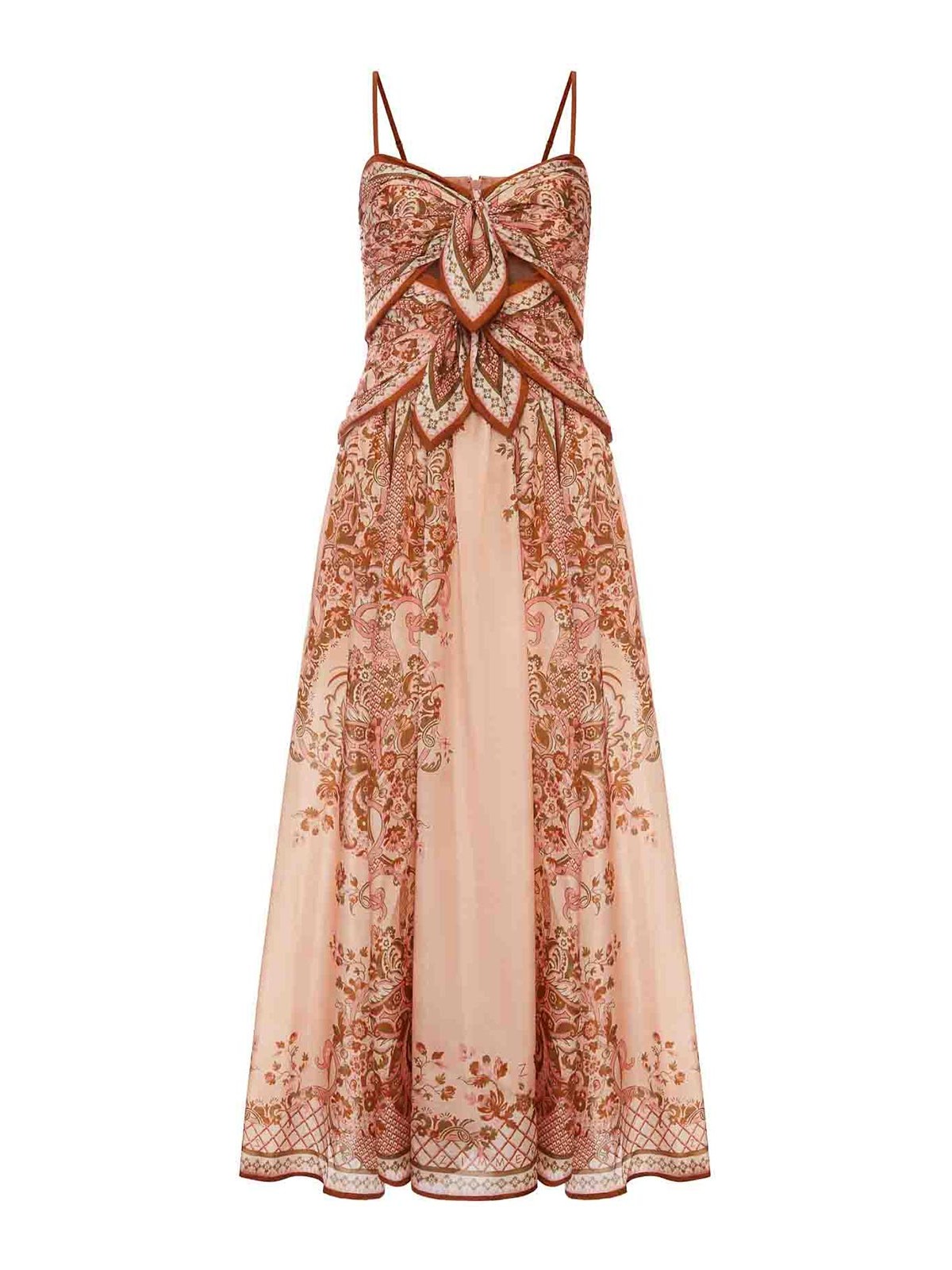 Zimmermann Vestido Midi - Rosado