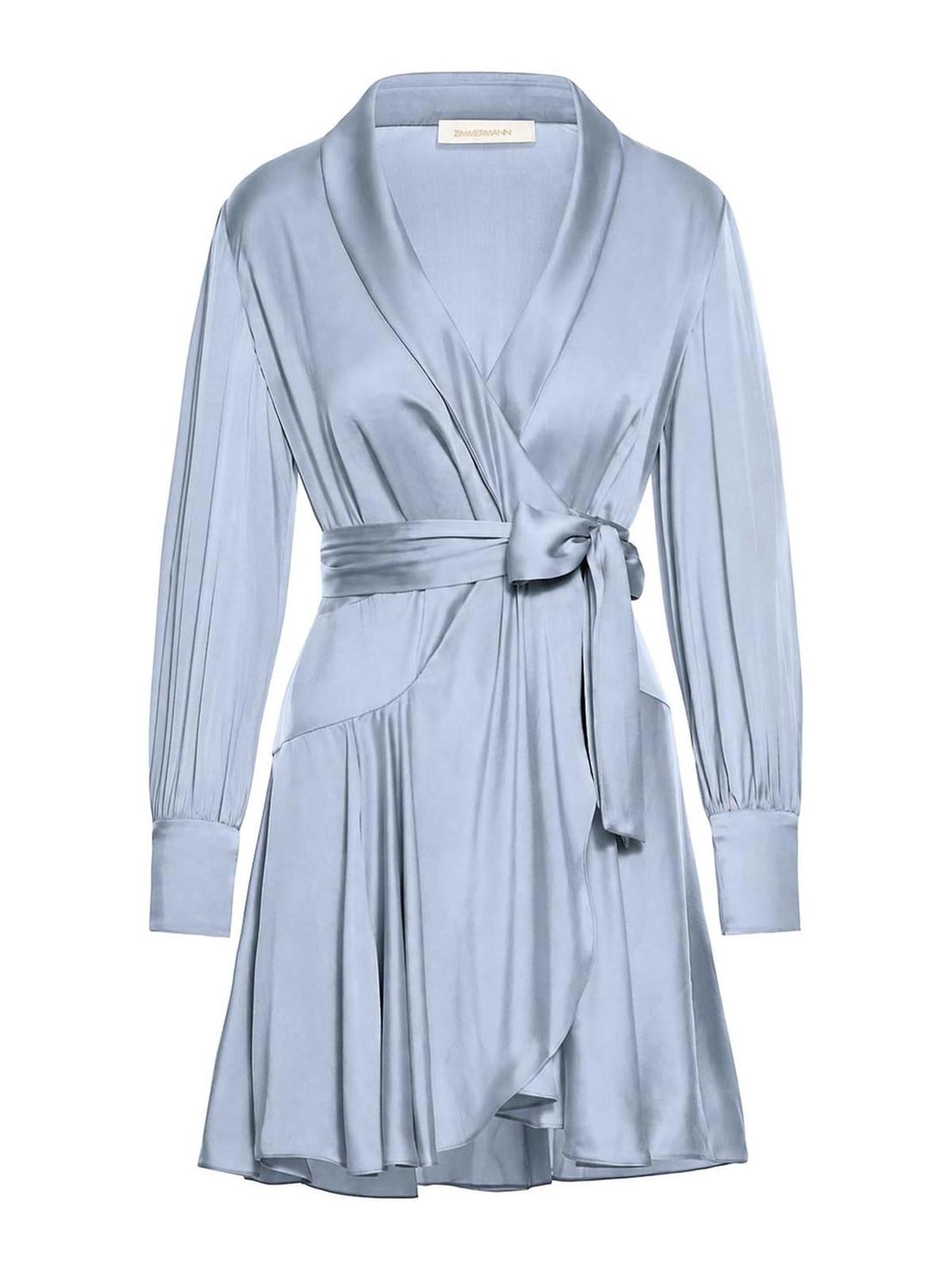 Zimmermann Vestido Corto - Azul