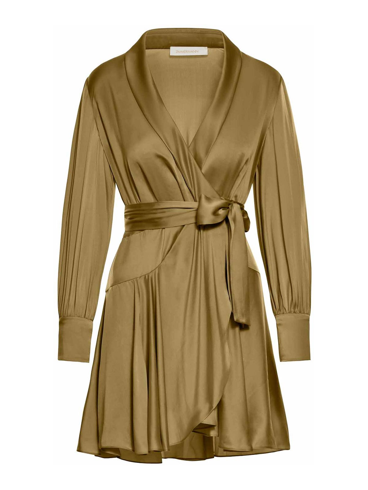 Zimmermann Vestido Corto - Verde