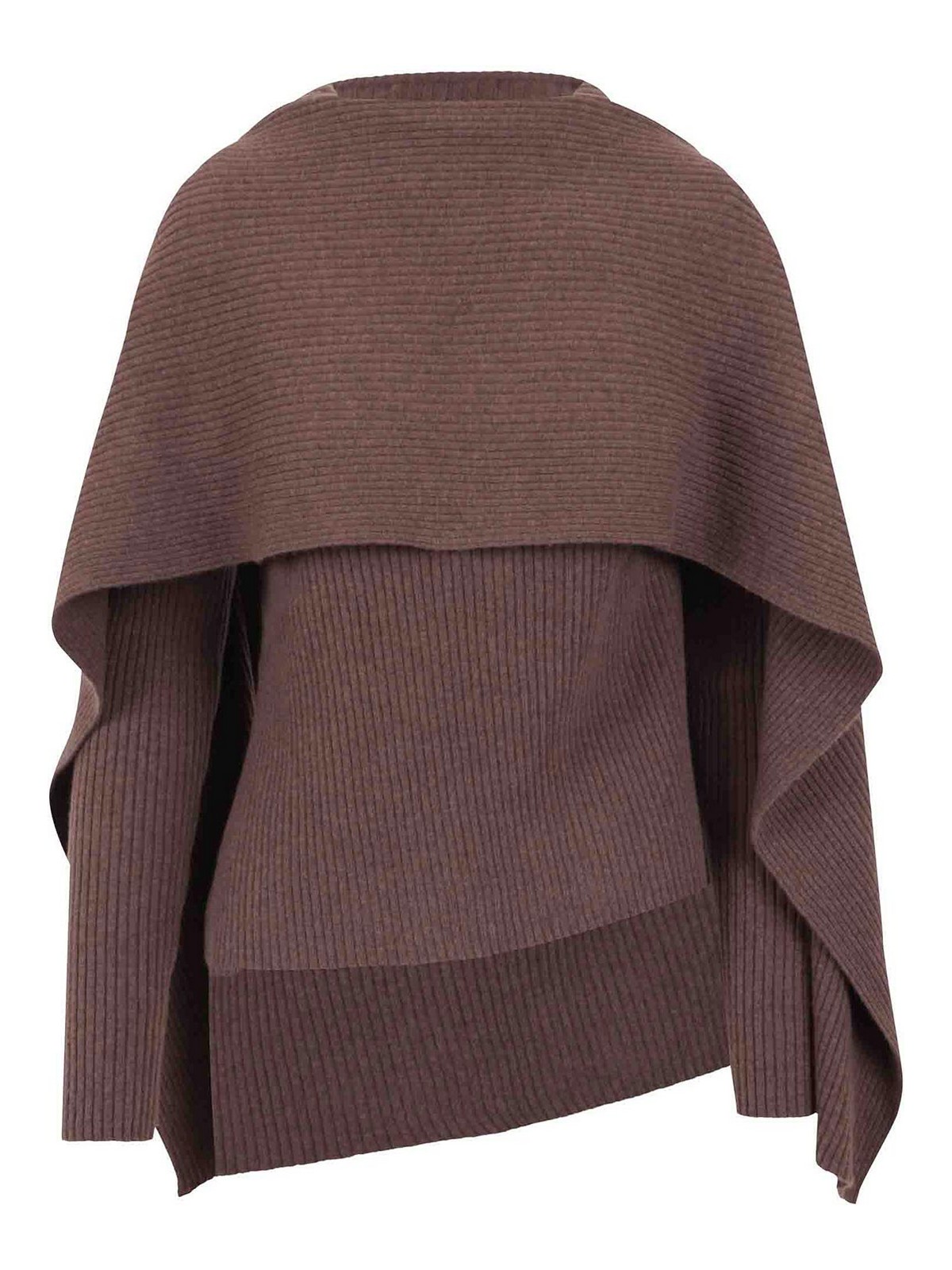Christian Wijnants Pull Col Rond - Beige