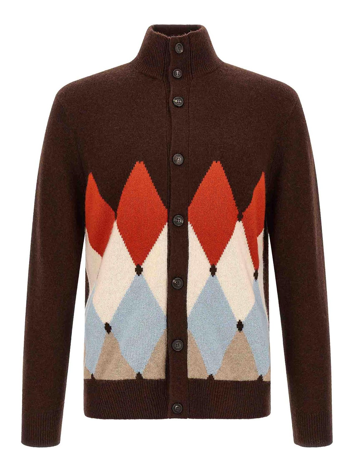 Ballantyne Cardigan - Marron