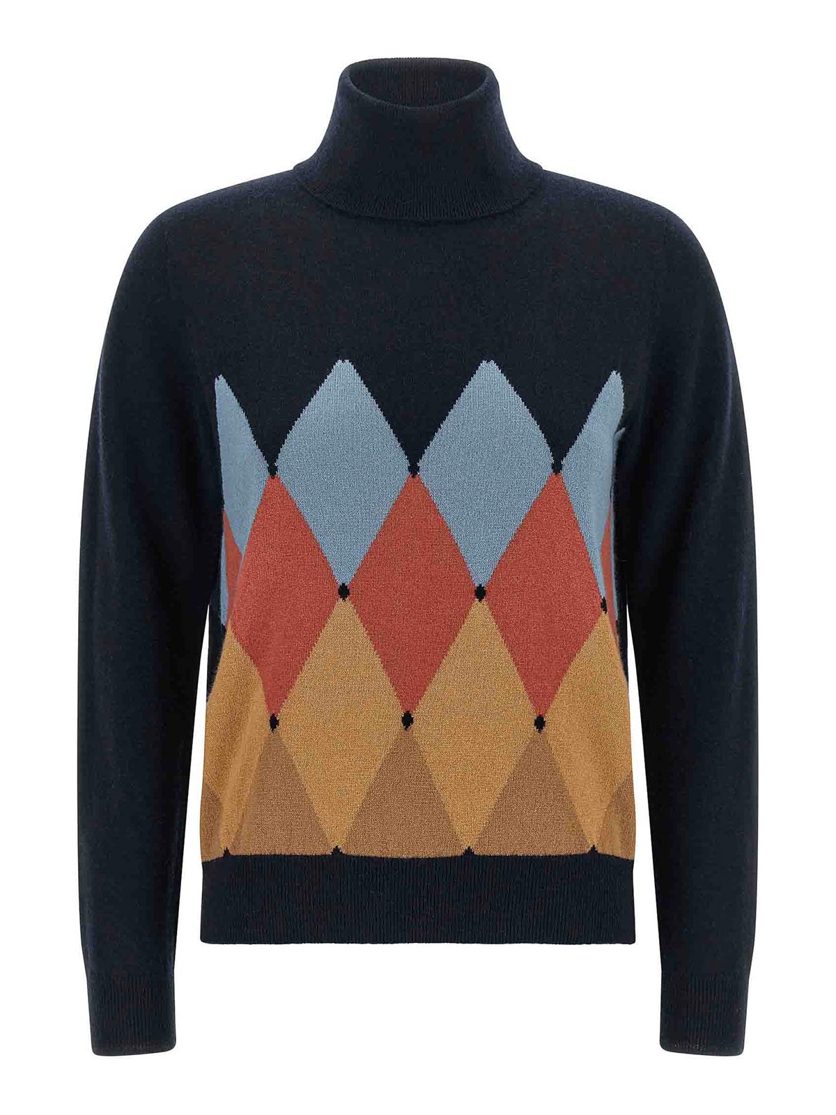Ballantyne Pull Col Rond - Marron