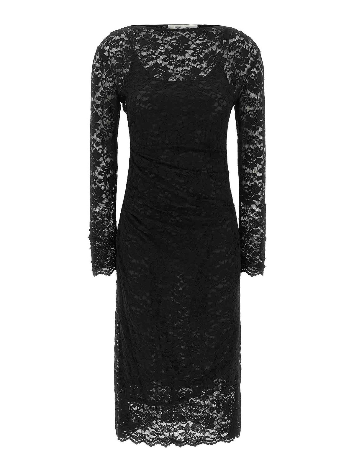 Diane Von Furstenberg Robe Au Genou - Noir