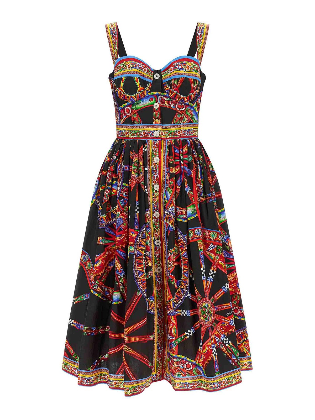 Dolce & Gabbana Robe Au Genou - Multicolore