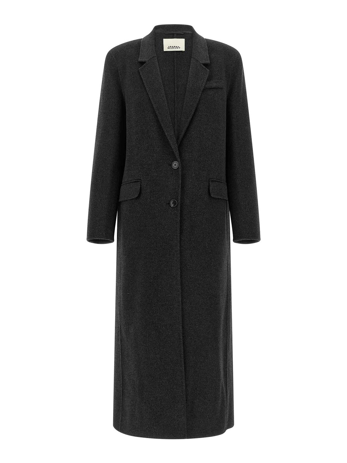Isabel Marant Manteau Rembourré - Gris