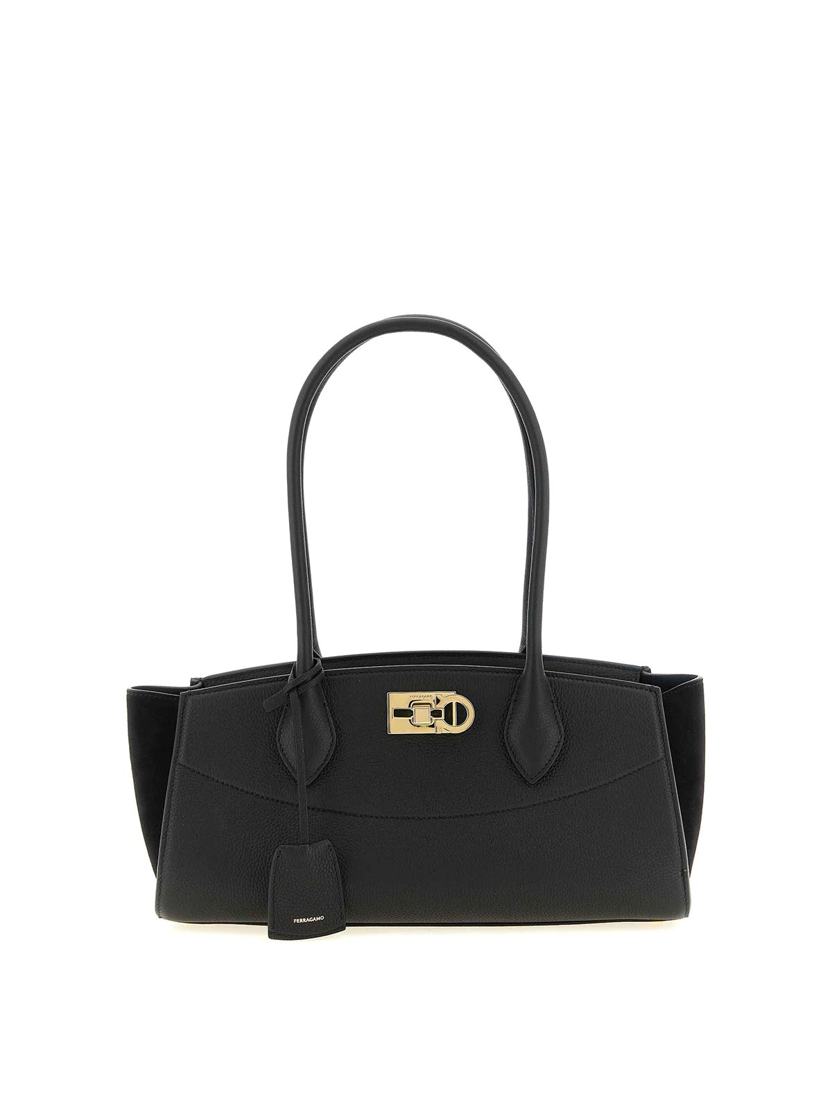 Salvatore Ferragamo Sac Porté Épaule - Noir