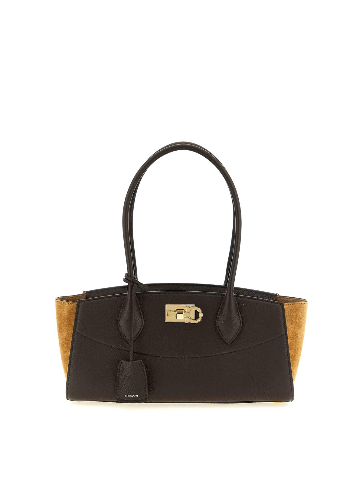 Salvatore Ferragamo Sac Porté Épaule - Marron