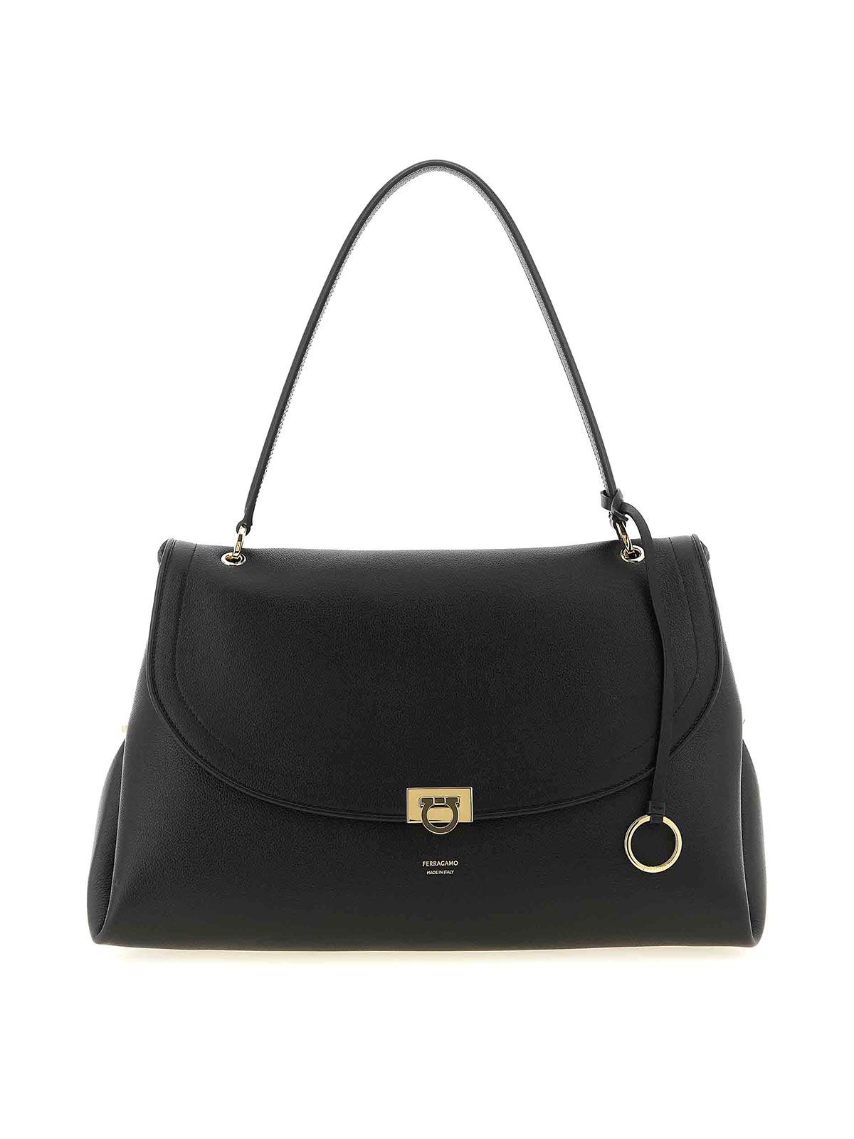 Salvatore Ferragamo Sac Porté Épaule - Noir