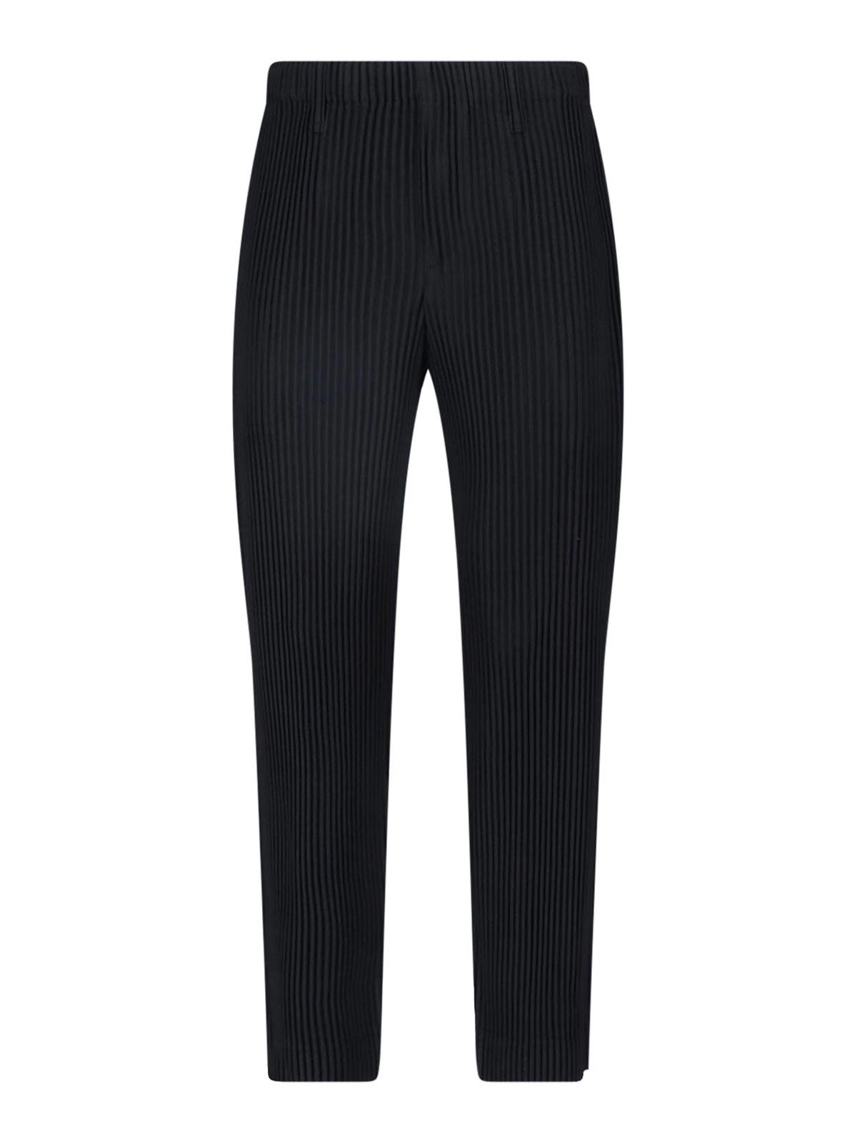 Homme Plissé Issey Miyake Pantalons Décontractés - Noir
