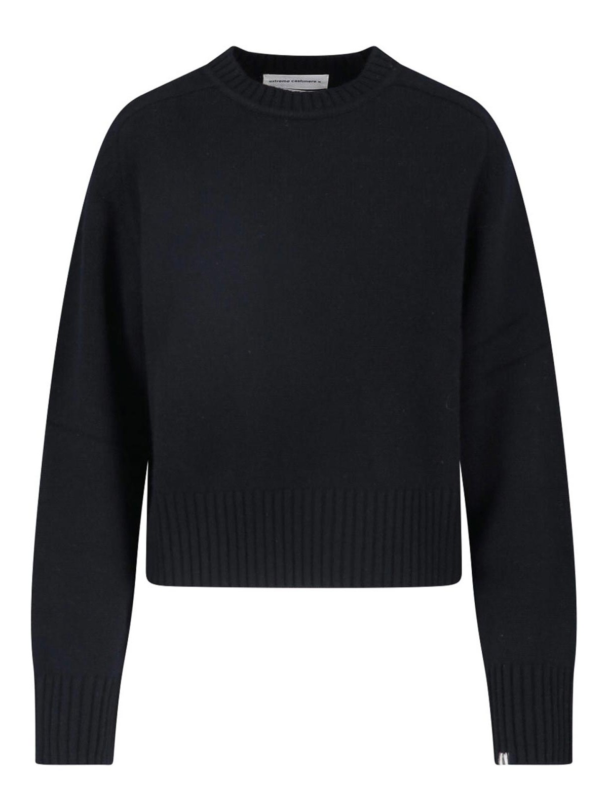 Extreme Cashmere Pull Col Rond - Noir