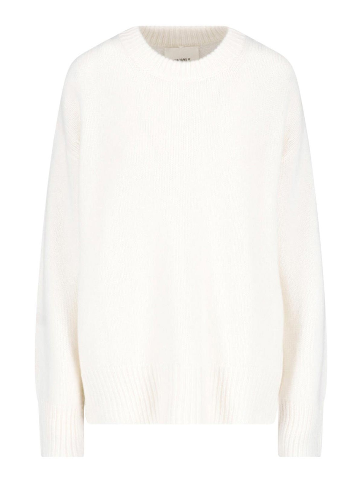 Lisa Yang Pull Col Rond - Blanc
