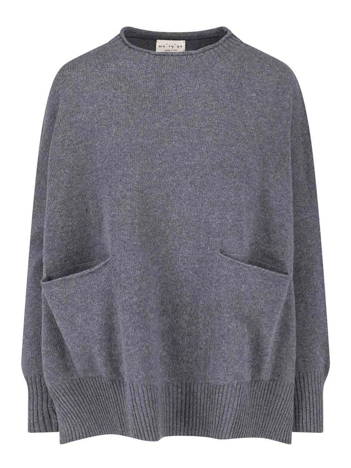 Ma'ry'ya Pull Col Rond - Gris