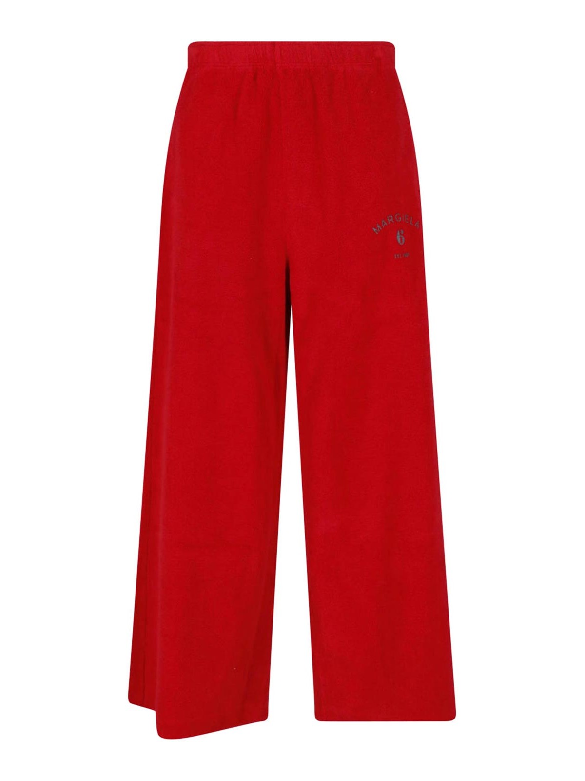 MM6 Maison Margiela Pantalons Décontractés - Rouge