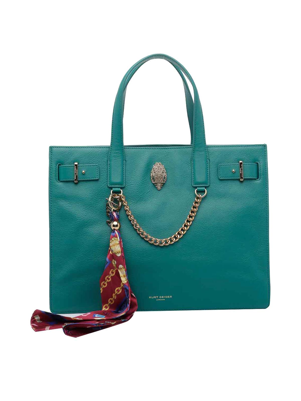 Kurt Geiger Sac Cabas - Vert