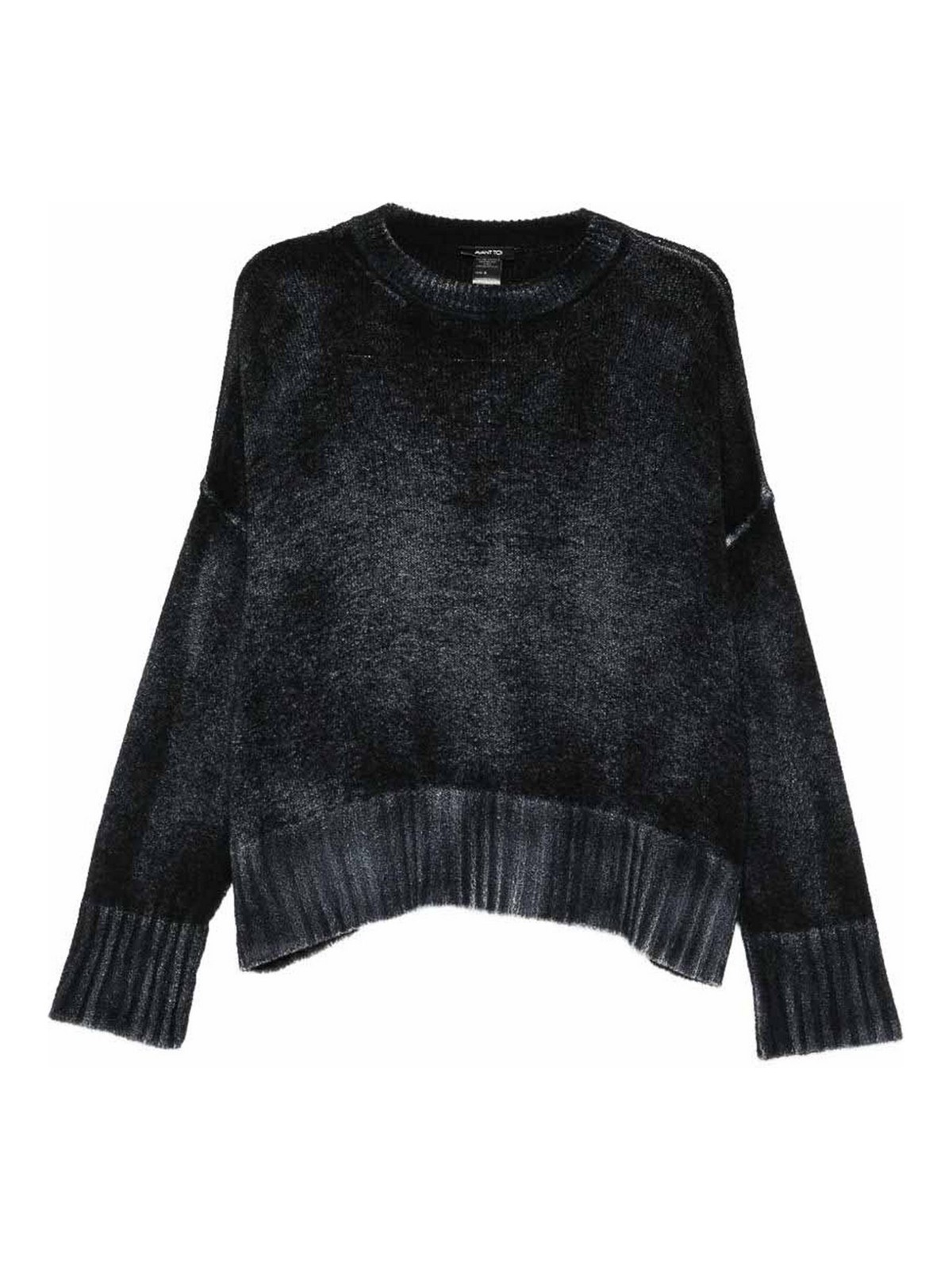 Avant Toi Pull Col Rond - Bleu Foncé