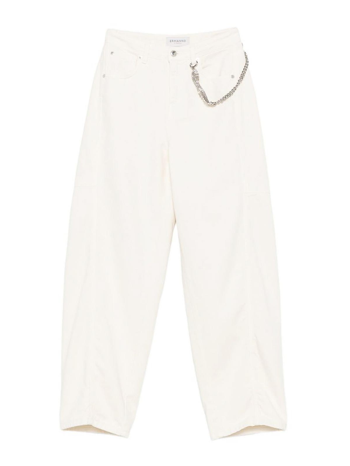 Ermanno Firenze Pantalons Décontractés - Blanc