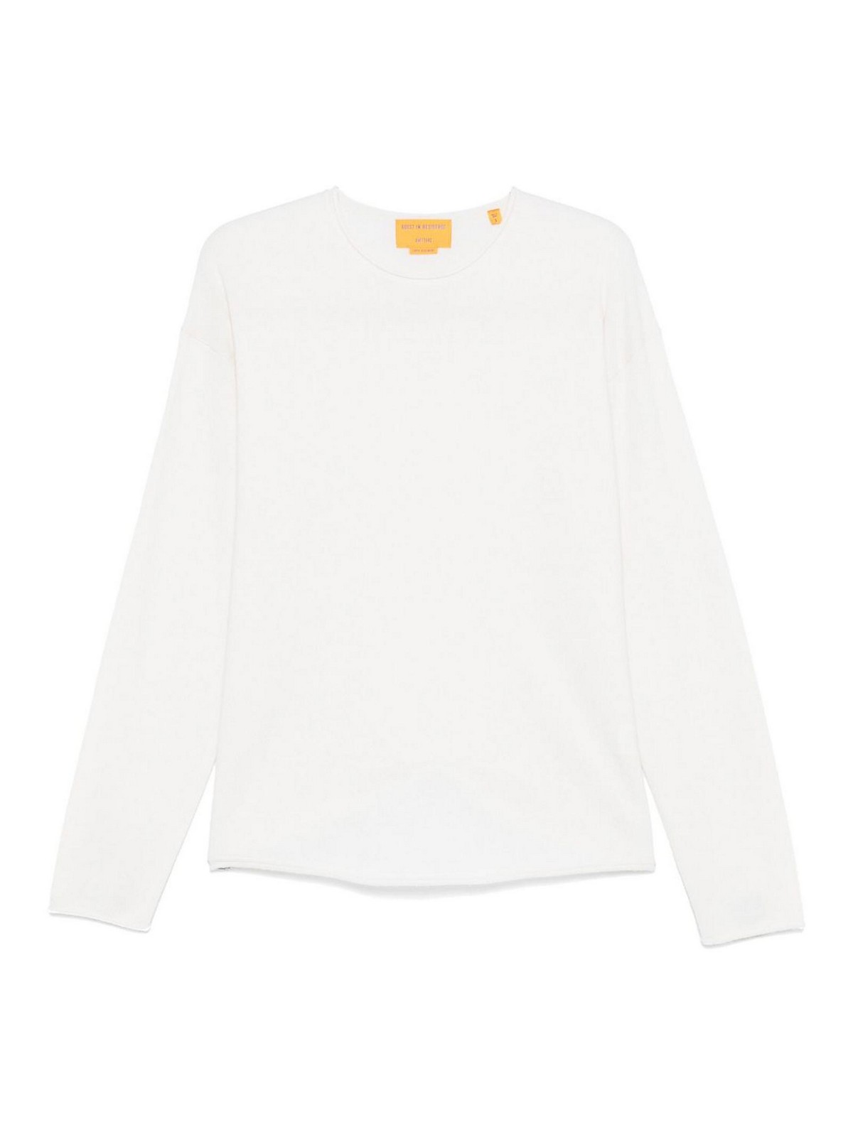 Guest in Residence Pull Col Rond - Beige Clair