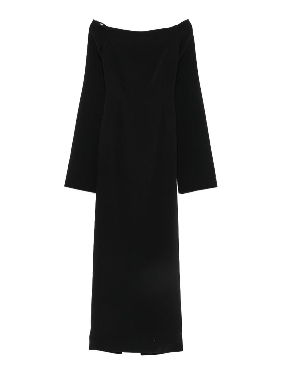 Solace London Maxi Robe - Noir