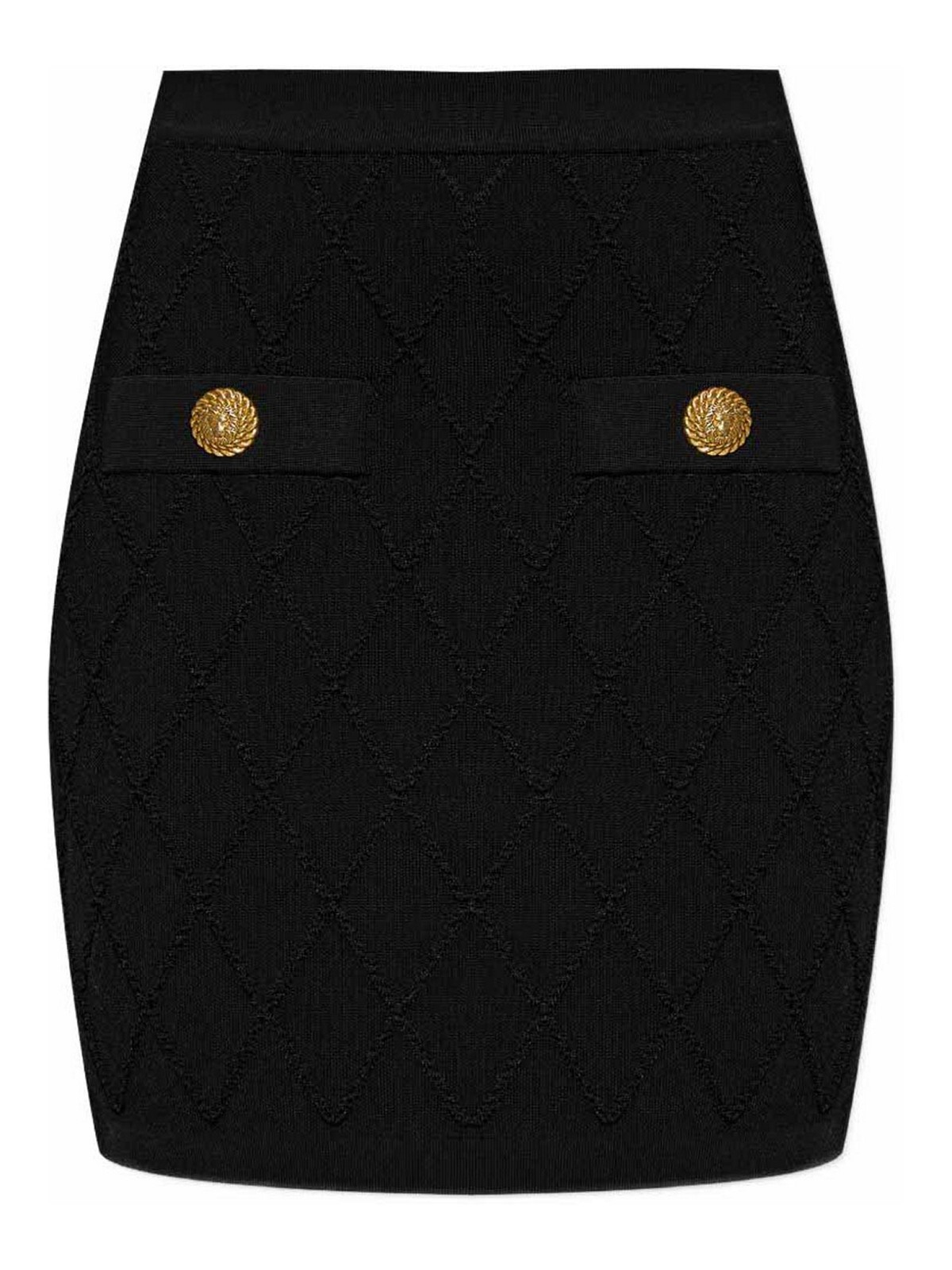 Balmain Mini Jupe - Noir
