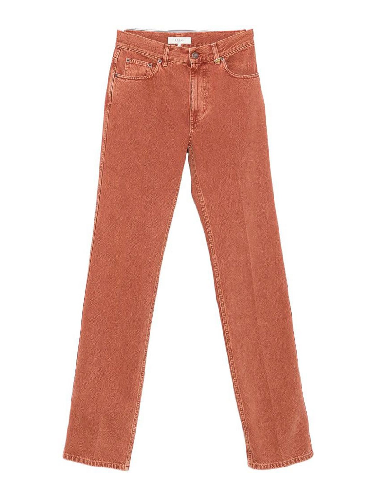 Chloe' Jean Droit - Marron