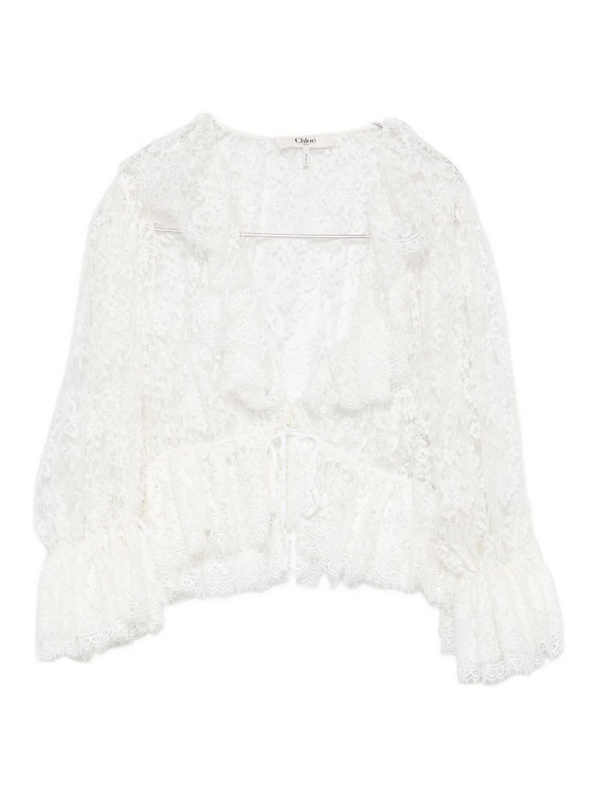 Chloe' Top - Blanc