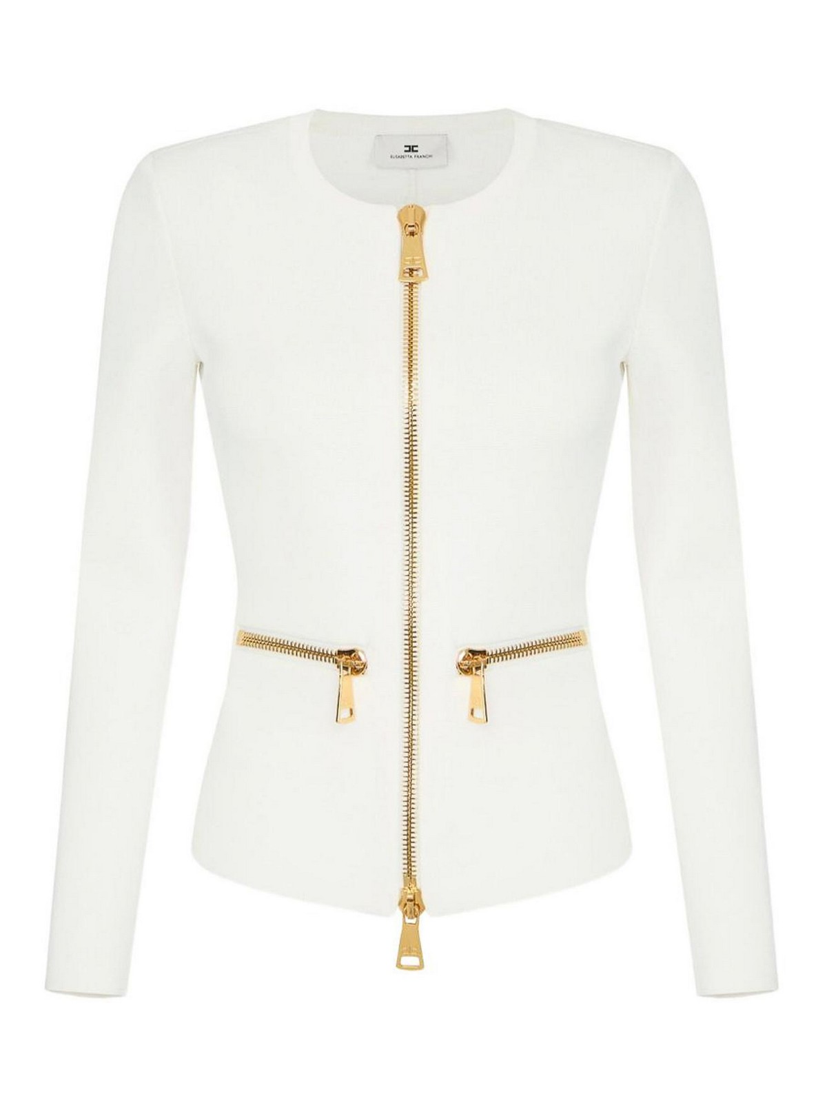 Elisabetta Franchi Cardigan - Crème
