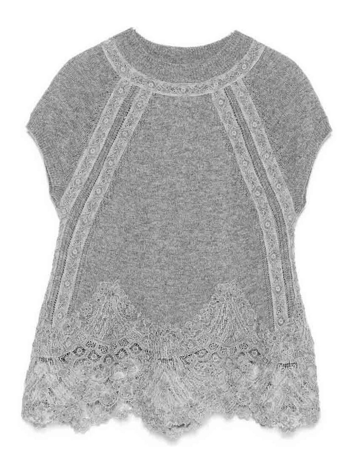 Ermanno Scervino Top - Gris